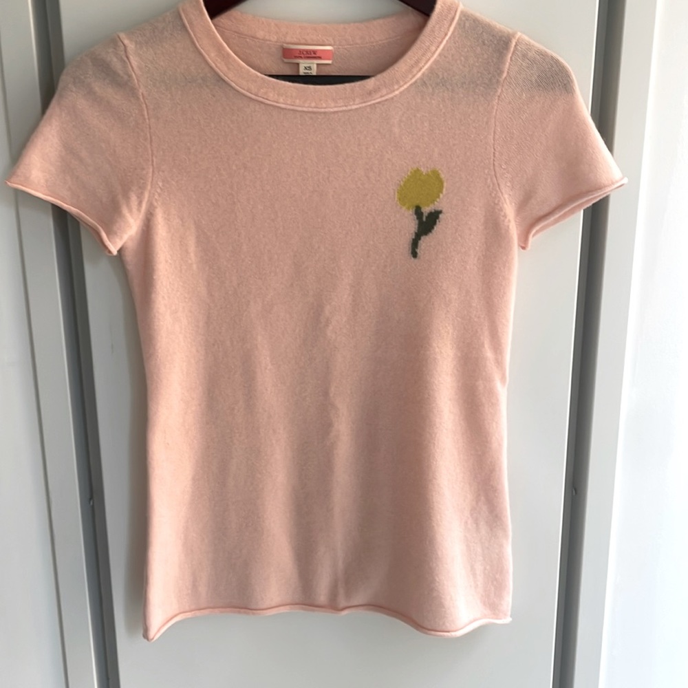 J.Crew cashmere tee